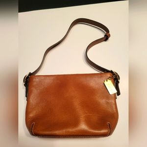 Coach Shoulder Bag in brown leather